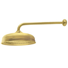 Kingston Brass  K225K17 Trimscape 10 in. Showerhead with 17 in. Shower Arm, Brushed Brass