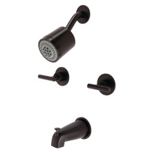 Kingston Brass  KBX8145CML Manhattan Two-Handle Tub and Shower Faucet, Oil Rubbed Bronze