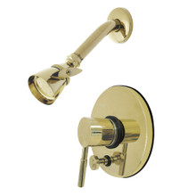 Kingston Brass  KB86920DLSO Concord Shower Faucet with Diverter, Polished Brass