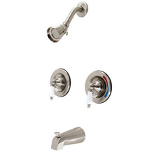Kingston Brass  GKB668PL Tub and Shower Faucet, Brushed Nickel