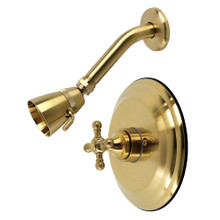 Kingston Brass  KB2637BXSO Metropolitan Pressure Balanced Shower Faucet, Brushed Brass