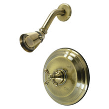 Kingston Brass  KB2633BXSO Metropolitan Pressure Balanced Shower Faucet, Antique Brass