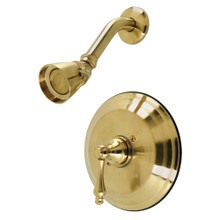 Kingston Brass  KB3637ALSO Restoration Pressure Balanced Shower Faucet, Brushed Brass
