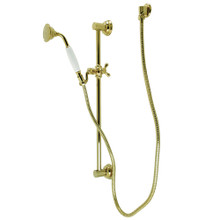 Kingston Brass  KAK3522W2 Made To Match Hand Shower Combo with Slide Bar, Polished Brass