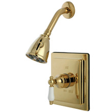 Kingston Brass  VB8652PLSO Victorian Tub & Shower Shower Faucet, Polished Brass