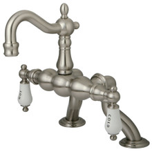 Kingston Brass  CC2003T8 Vintage Clawfoot Tub Faucet, Brushed Nickel