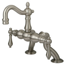 Kingston Brass  CC2001T8 Vintage Clawfoot Tub Faucet, Brushed Nickel