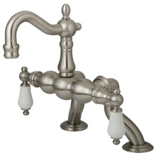 Kingston Brass  CC2005T8 Vintage Clawfoot Tub Faucet, Brushed Nickel