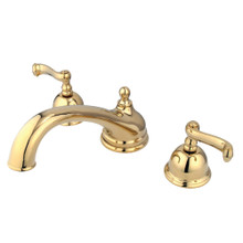 Kingston Brass  KS3352FL Roman Tub Faucet, Polished Brass