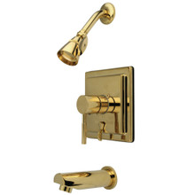 Kingston Brass  KB86520DL Concord Single-Handle Tub and Shower Faucet, Polished Brass