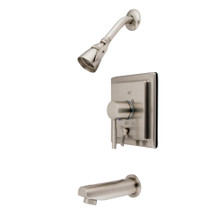 Kingston Brass  KB86580DL Concord Single-Handle Tub and Shower Faucet, Brushed Nickel