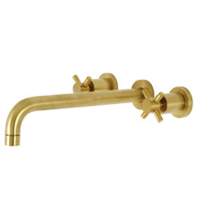 Kingston Brass  KS8057DX Concord Wall Mount Tub Faucet, Brushed Brass