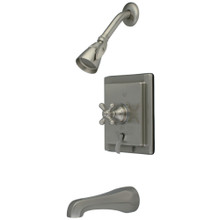 Kingston Brass  KB86584BX Tub and Shower Faucet, Brushed Nickel
