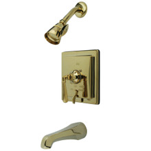 Kingston Brass  KB86524HL Tub and Shower Faucet, Polished Brass
