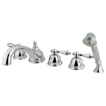 Kingston Brass  KS33515AL Roman Tub Faucet with Hand Shower, Polished Chrome