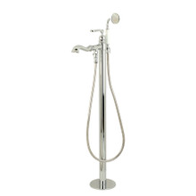 Kingston Brass  KS7011RL Royale Freestanding Tub Faucet with Hand Shower, Polished Chrome