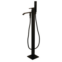 Kingston Brass  KS4135QLL Executive Freestanding Tub Faucet with Hand Shower, Oil Rubbed Bronze