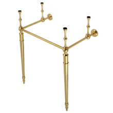 Kingston Brass  Fauceture VPB2215337 Edwardian 22-Inch Brass Console Sink Legs, Brushed Brass