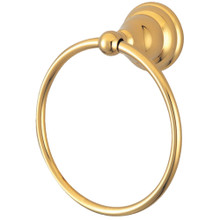 Kingston Brass BA5564PB Royale Towel Ring, Polished Brass