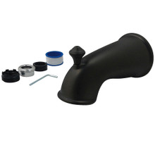 Kingston Brass K1275A5 6 in. Universal Tub Spout with Diverter, Oil Rubbed Bronze