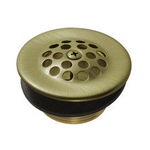 Kingston Brass DTL203 Tub Drain Strainer and Grid, Antique Brass