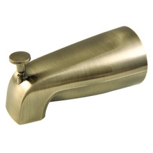 Kingston Brass K189A3 5-1/4 Inch Zinc Tub Spout with Diverter, Antique Brass
