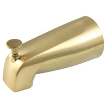 Kingston Brass K189A7SB 5-1/4 Inch Zinc Tub Spout with Diverter, Brushed Brass
