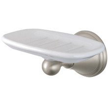 Kingston Brass BA2975SN Governor Wall-Mount Soap Dish, Brushed Nickel