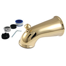 Kingston Brass K1275A2 6 in. Universal Tub Spout with Diverter, Polished Brass