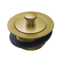 Kingston Brass DLL207 Brass Lift & Lock Tub Drain, Brushed Brass