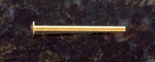 JVJ 78200 Polished Brass 8/32 X 2" Machine Screw