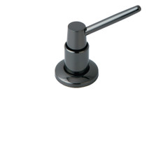 Kingston Brass SD8640 Water Onyx Soap Dispenser, Black Stainless Steel