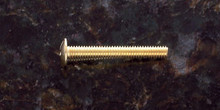 JVJ 78125 Polished Brass 8/32 X 1 1/4" Machine Screw