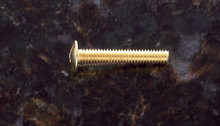 JVJ 78100 Polished Brass 8/32 X 1" Machine Screw