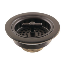 Kingston Brass K212ORB Tacoma Spin and Seal Sink Basket Strainer, Oil Rubbed Bronze