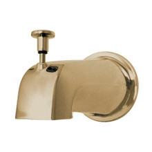 Kingston Brass K188E2 Diverter Tub Spout with Flange, Polished Brass