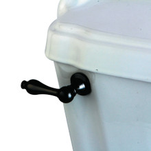 Kingston Brass NKTAL Water Onyx Toilet Tank Lever, Black Stainless Steel