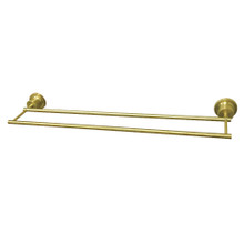 Kingston Brass BAH821318SB Concord 18-Inch Double Towel Bar, Brushed Brass