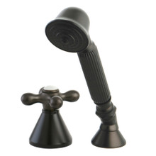 Kingston Brass KSK2365AXTR Deck Mount Hand Shower with Diverter for Roman Tub Faucet, Oil Rubbed Bronze