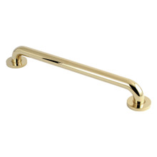 Kingston Brass DR514182 Meridian 18-Inch Decorative ADA Grab Bar, Polished Brass