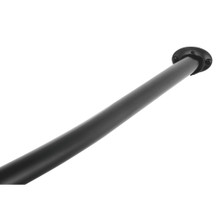 Kingston Brass CC3170 Stainless Steel Adjustable Curved Shower Rod, Matte Black