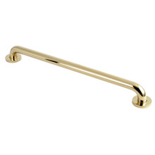 Kingston Brass DR514242 Meridian 24" Grab Bar, 1-1/4" Diameter, Polished Brass