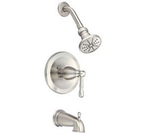 Danze D501015T Eastham Tub & Shower Faucet Trim & 1.75 GPM Showerhead - Chrome