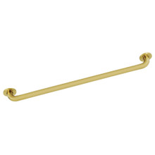 Kingston Brass GDR814307 Silver Sage 30-Inch X 1-1/4-Inch OD ADA Grab Bar, Brushed Brass