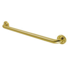 Kingston Brass DR914247 Camelon 24-Inch X 1-1/4-Inch OD Grab Bar, Brushed Brass