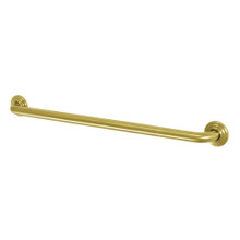 Kingston Brass DR314307 Restoration 30" Grab Bar, 1-1/4" Diameter, Brushed Brass