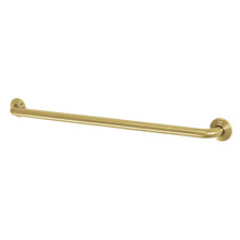 Kingston Brass DR314327 Restoration 32" Grab Bar, 1-1/4" Diameter, Brushed Brass