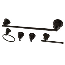 Kingston Brass BAH8212478ORB Concord 5-Piece Bathroom Accessory Set, Oil Rubbed Bronze
