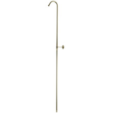 Kingston Brass CC3162 Vintage Riser - Convert to Shower (without Spout and Shower Head), Polished Brass