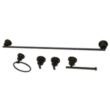Kingston Brass BAH8230478ORB Concord 5-Piece Bathroom Accessory Set, Oil Rubbed Bronze